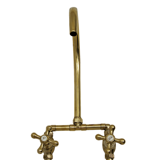 Solid brass customised pillar kitchen mixer