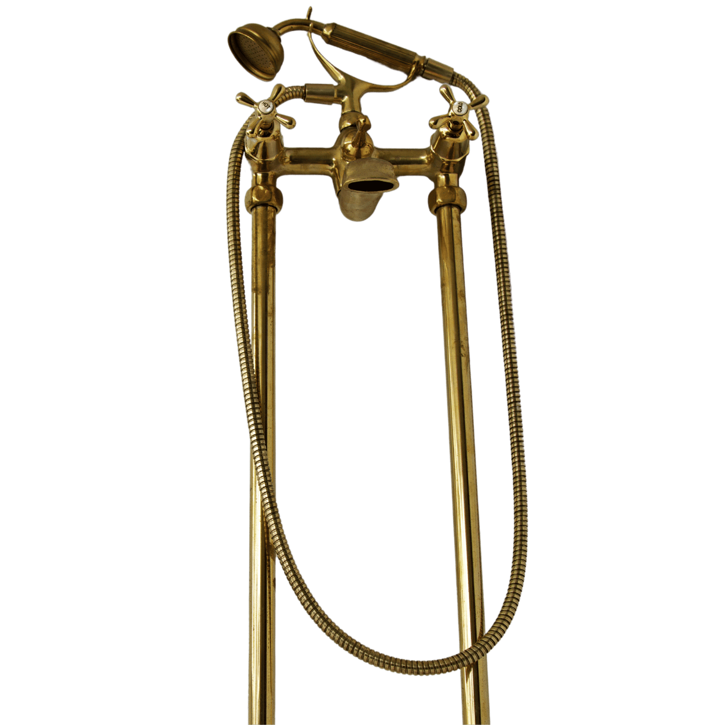 Solid Brass freestanding bath mixer