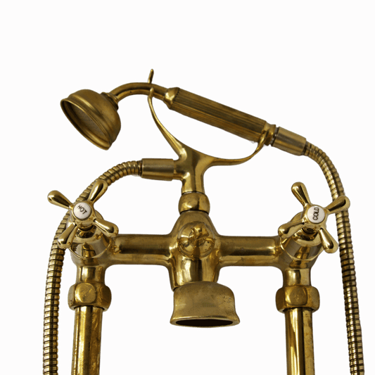 Solid Brass freestanding bath mixer