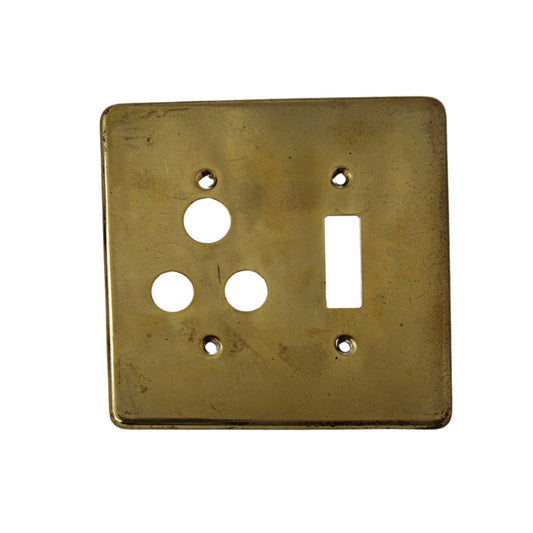 Brass Plus Socket Frame