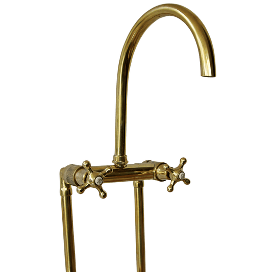 Solid brass customised pillar kitchen mixer