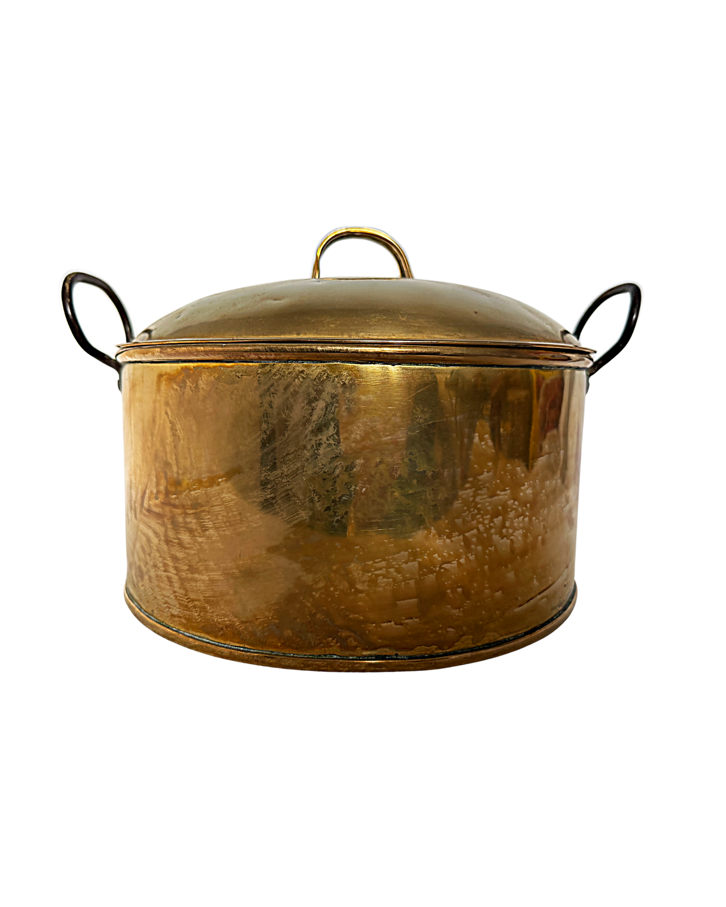 Solid Brass Pot with lid