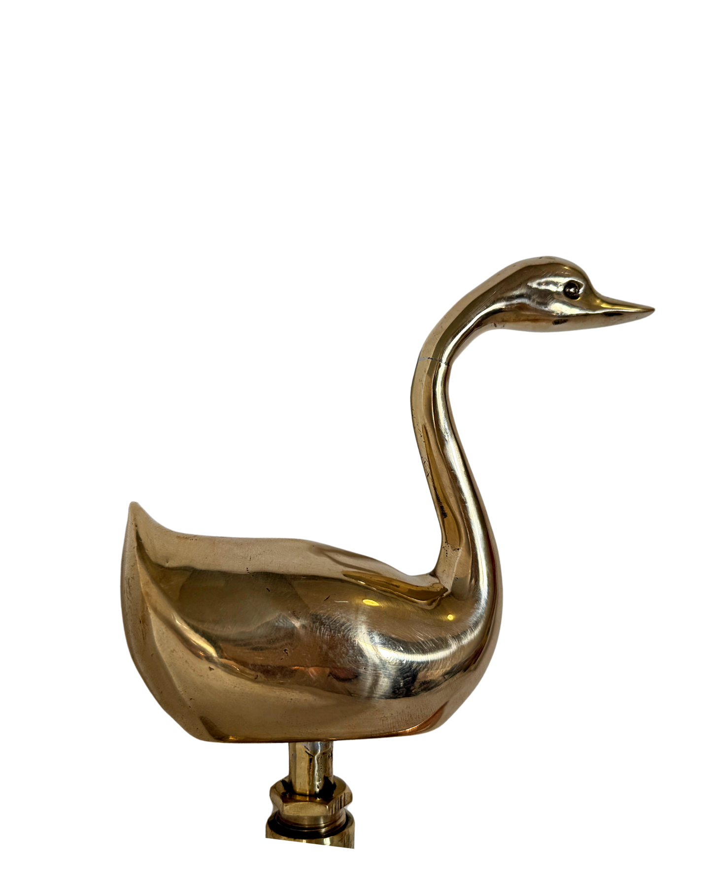 Solid Brass Animal Taps-Swan with copper spout