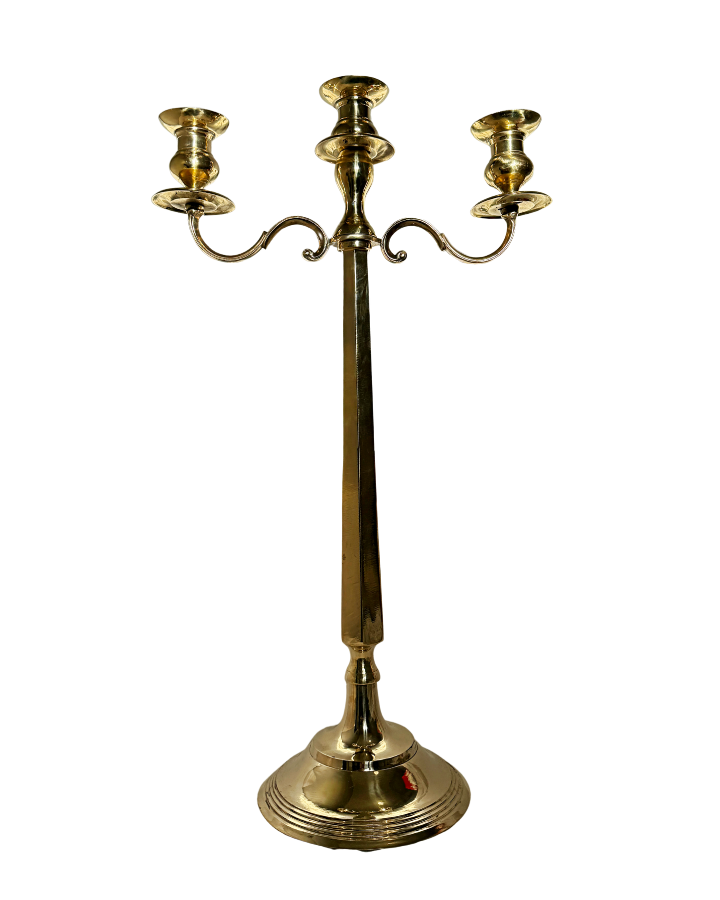 Solid Brass Candle Holder