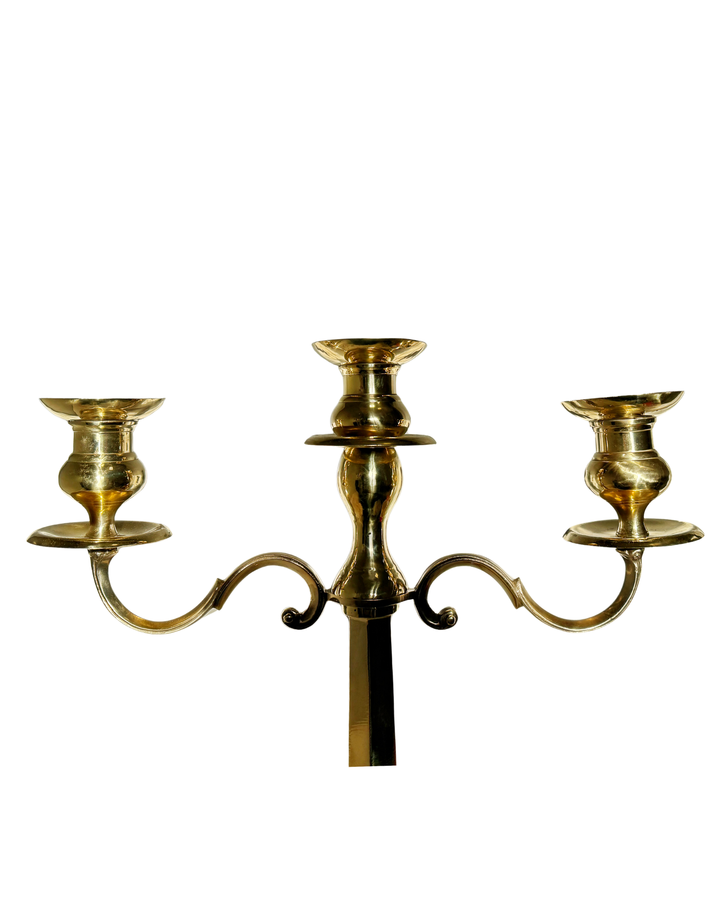Solid Brass Candle Holder