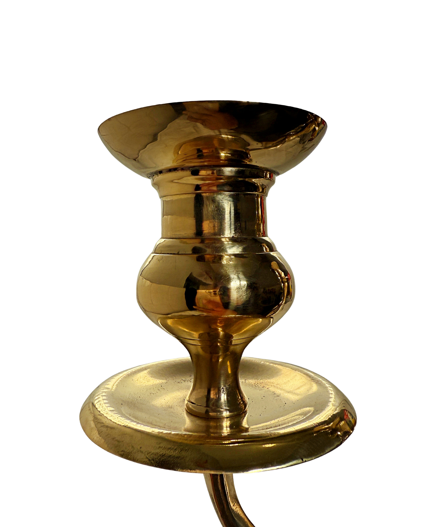Solid Brass Candle Holder