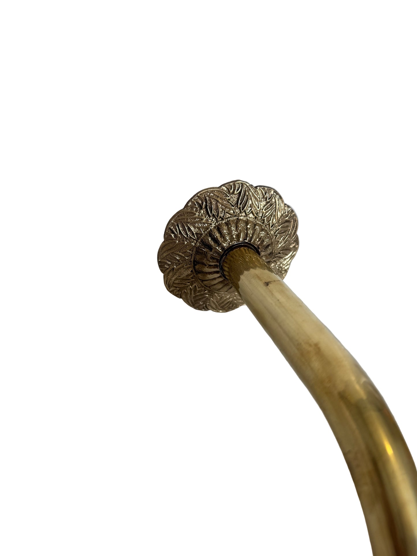 Solid Brass Spout with fancy flange