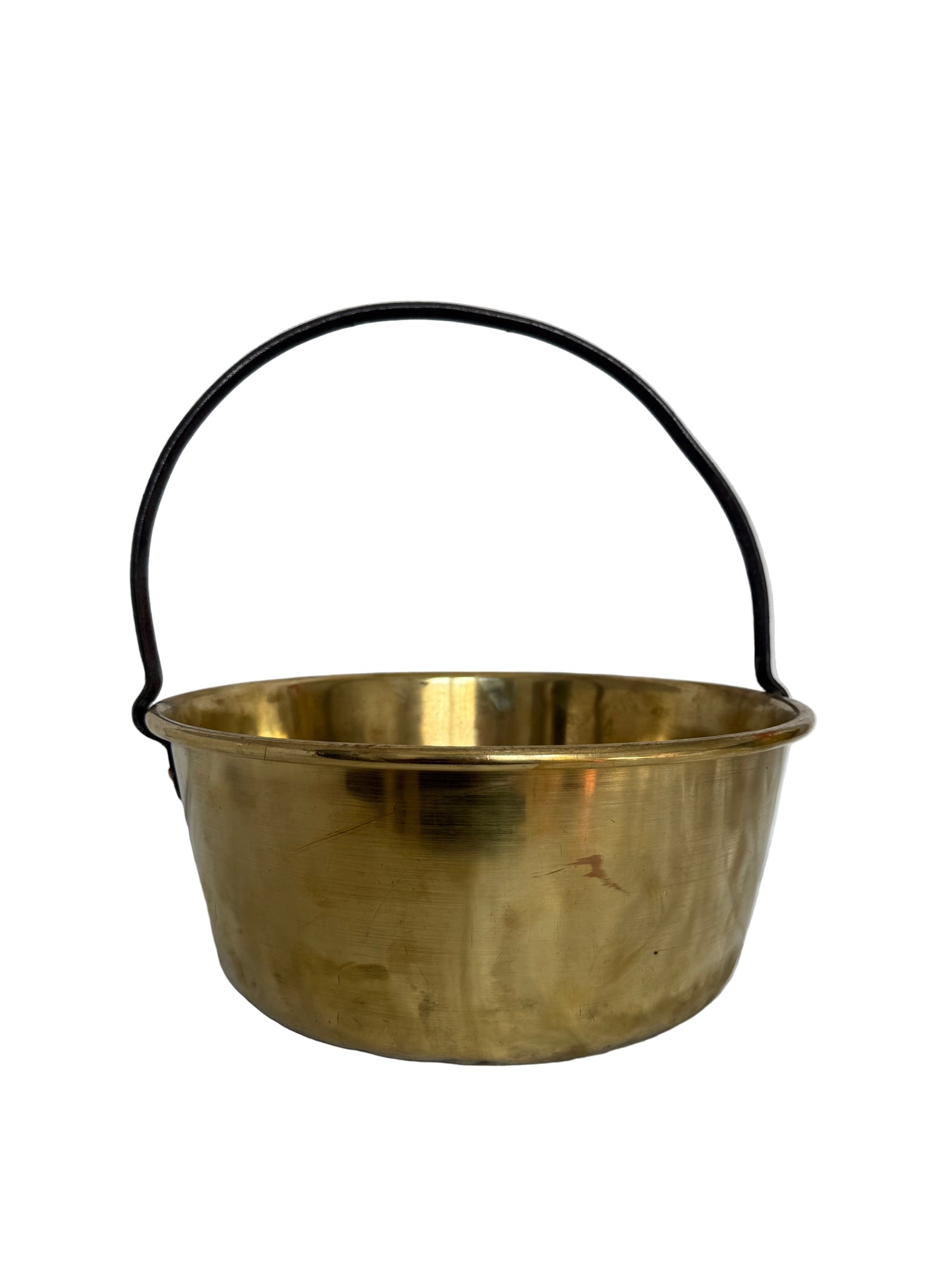 Antique Brass Jam Pan / Preserve Pot