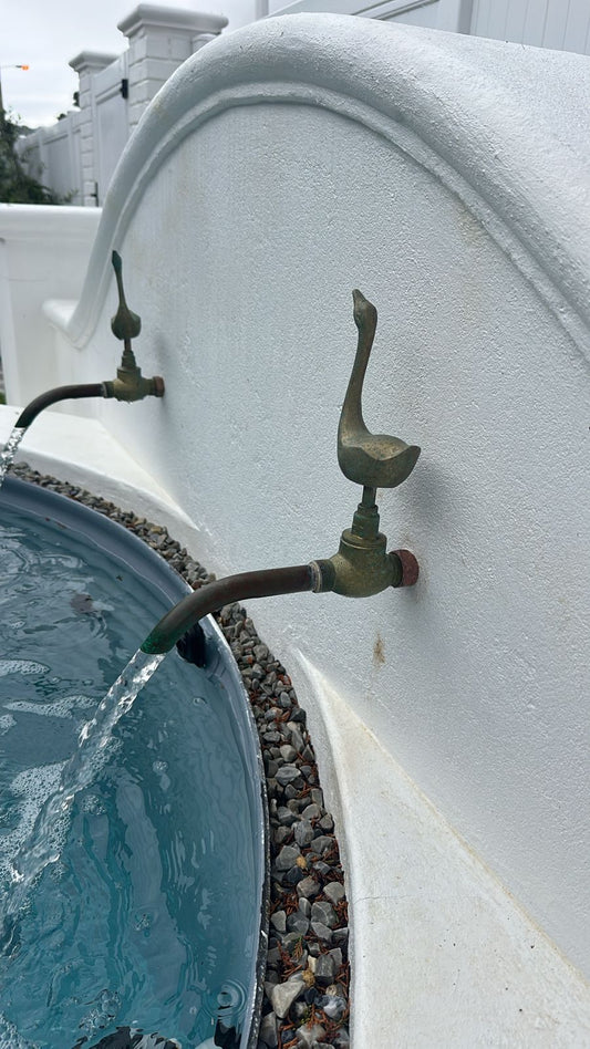 Brass Swan Taps: Adding Elegance to Your Garden Pond
