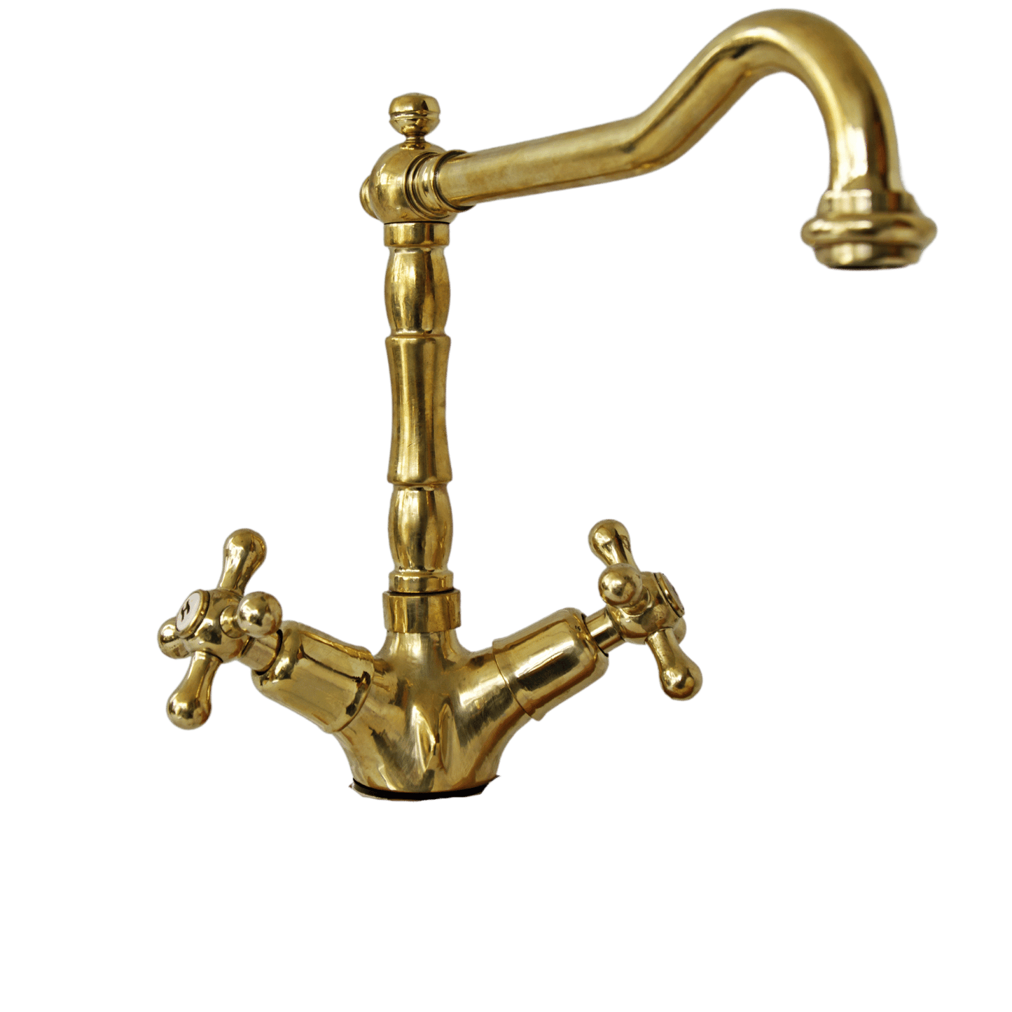 Solid brass pillar kitchen mixer