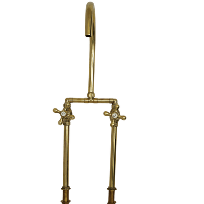 Solid brass customised pillar kitchen mixer