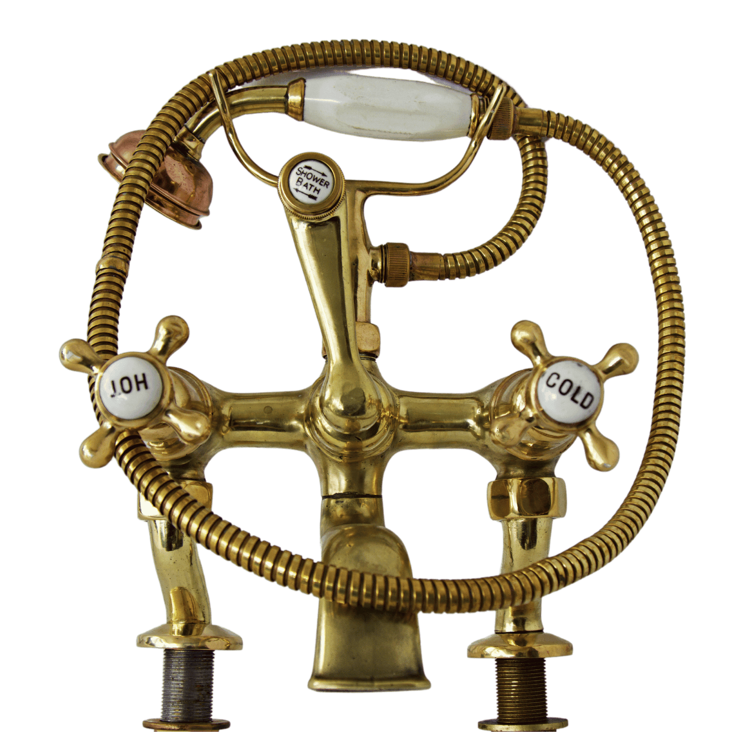 Solid Brass pillar mounted bath mixer