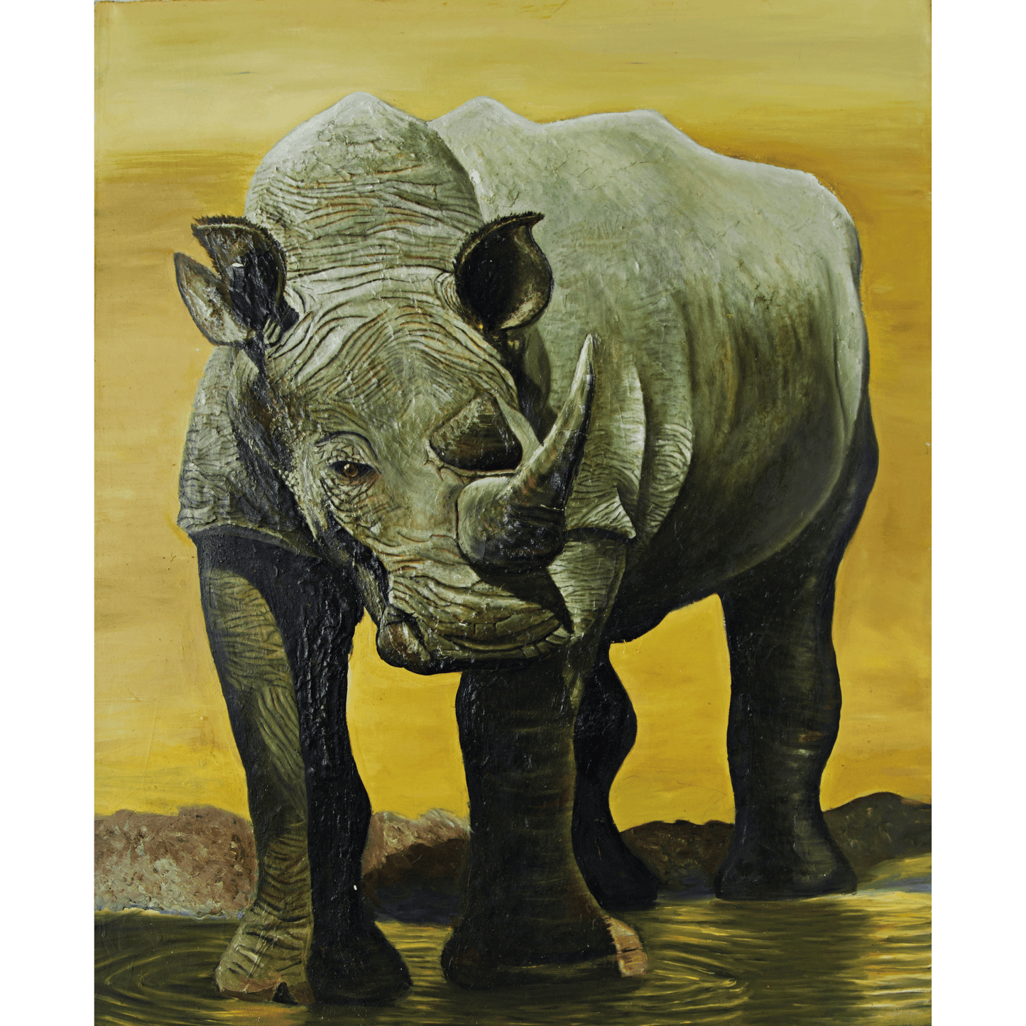 Wild Life Art - Rhino