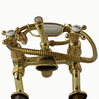 Solid Brass pillar mounted bath mixer