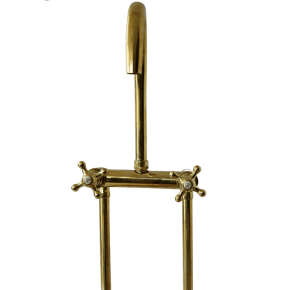 Solid brass customised pillar kitchen mixer