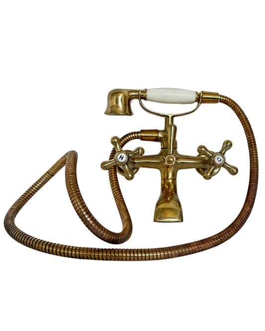 Solid Brass Wall Mounted Bath Mixer
