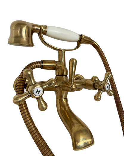 Solid Brass Wall Mounted Bath Mixer