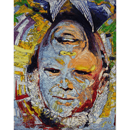 Reversible Painting - Nelson Mandela and F.W De Klerk