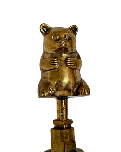 Solid Brass Animal Tap (Teddy Bear) with Copper Spout