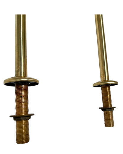 Solid Brass Pillar Kitchen Mixer With Swing Lever  Handles