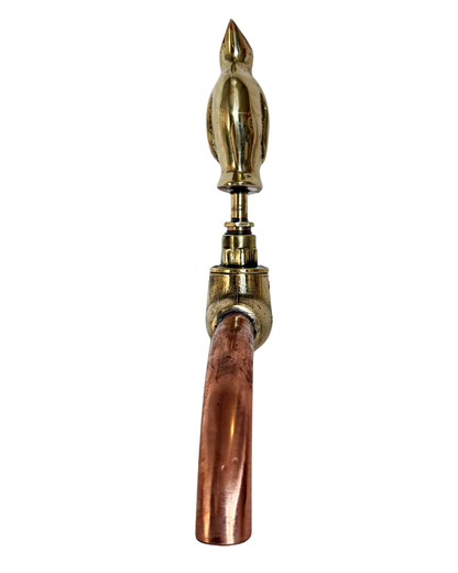 Solid Brass Animal Tap-Penguin With Copper Spout