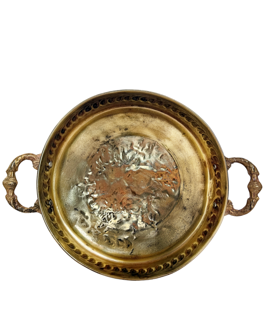 Solid Brass Fruit Bowl