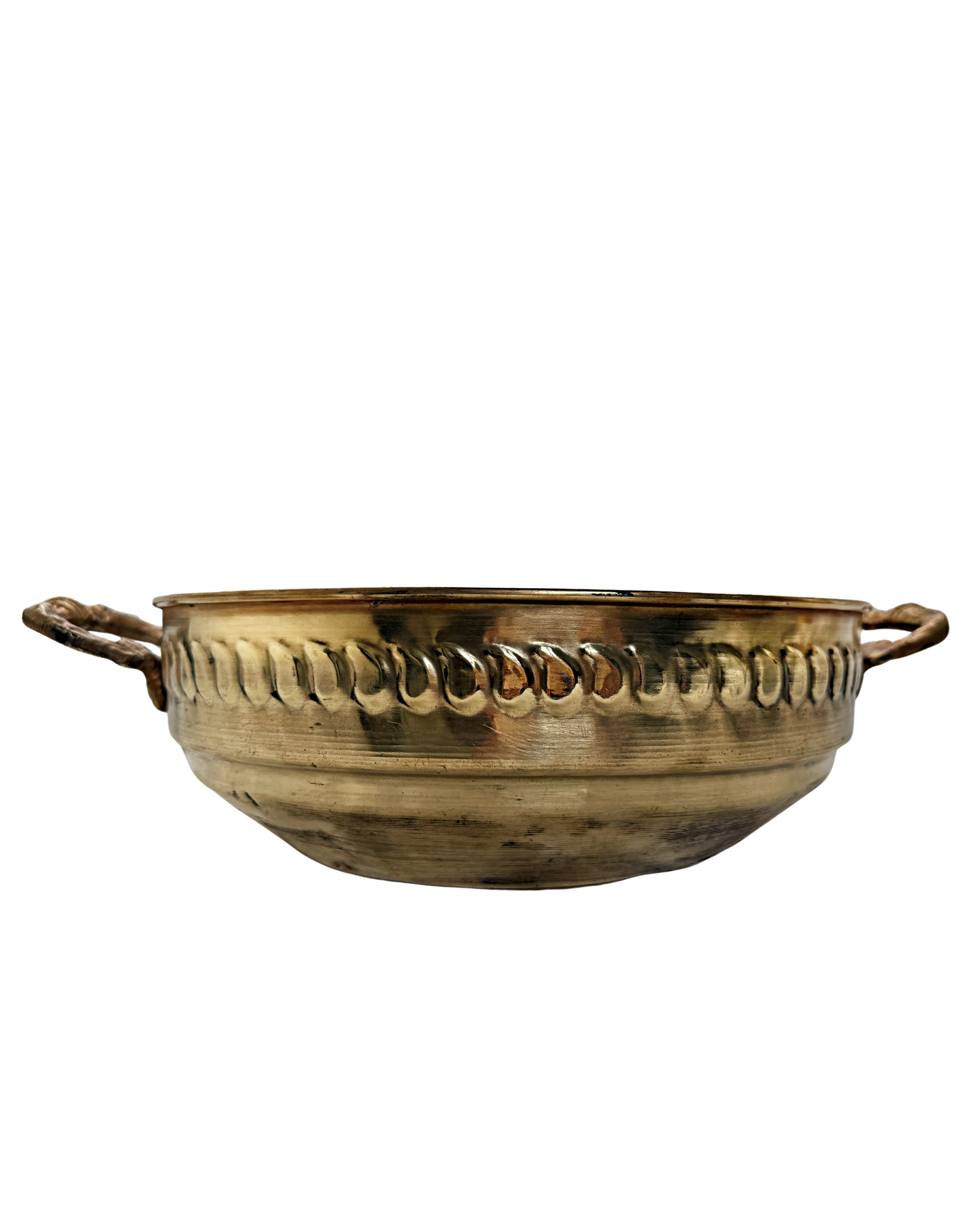 Solid Brass Fruit Bowl