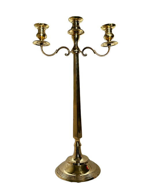 Solid Brass Candle Holder
