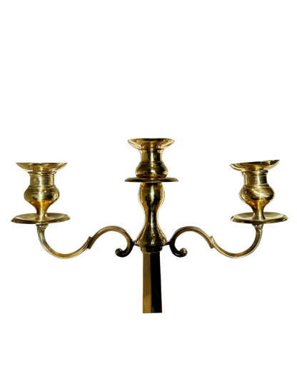 Solid Brass Candle Holder