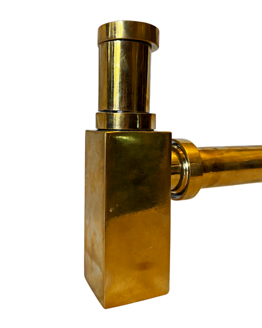 Solid Brass Bottle Trap