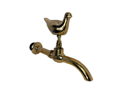 Solid Brass Animal Tap with brass spout -Bird