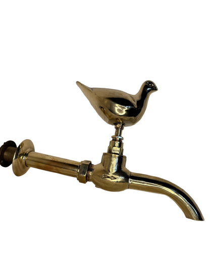 Solid Brass Animal Tap with brass spout -Bird