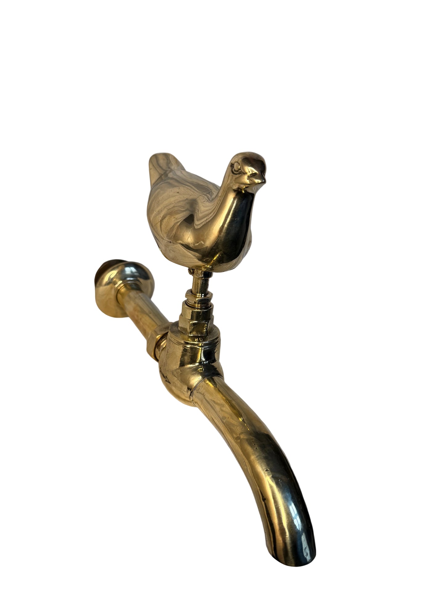 Solid Brass Animal Tap with brass spout -Bird