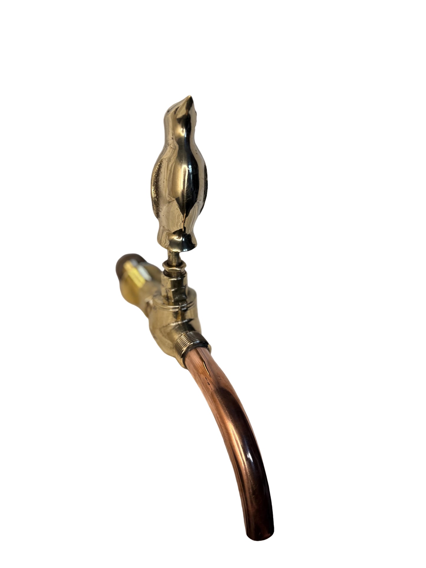 Solid Brass Animal Tap with brass spout -Penguin