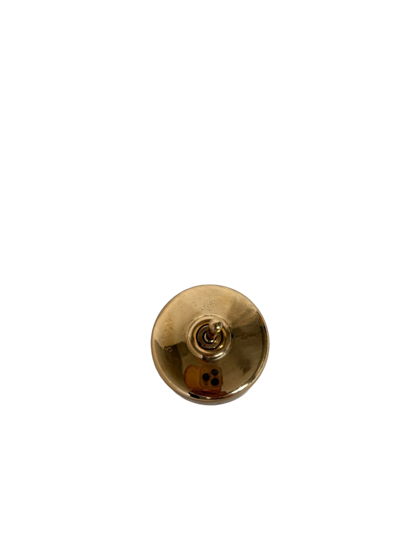 Solid Brass Vintage-Style Brass & Ceramic Toggle Light Switch