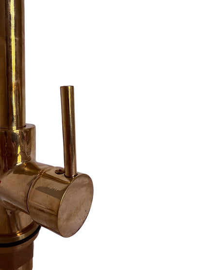 Solid Brass Kitchen Mixer Tap – Pillar Type, Swivel Spout, Single Lever Mixer