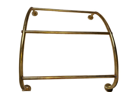 Solid Brass Wall-Mounted Towel Holder