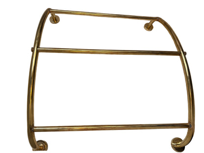 Solid Brass Wall-Mounted Towel Holder