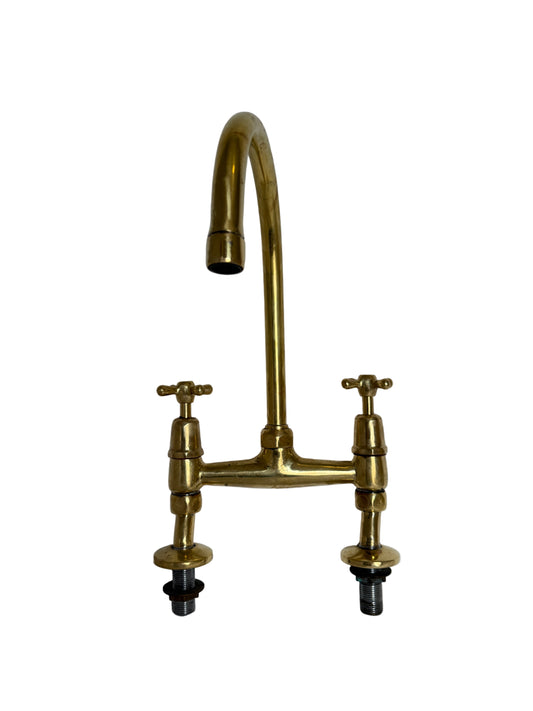 Solid Brass Pillar Kitchen Mixer