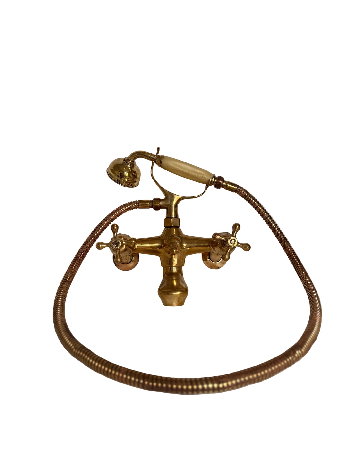 Solid Brass Wall-Mounted Bath Mixer