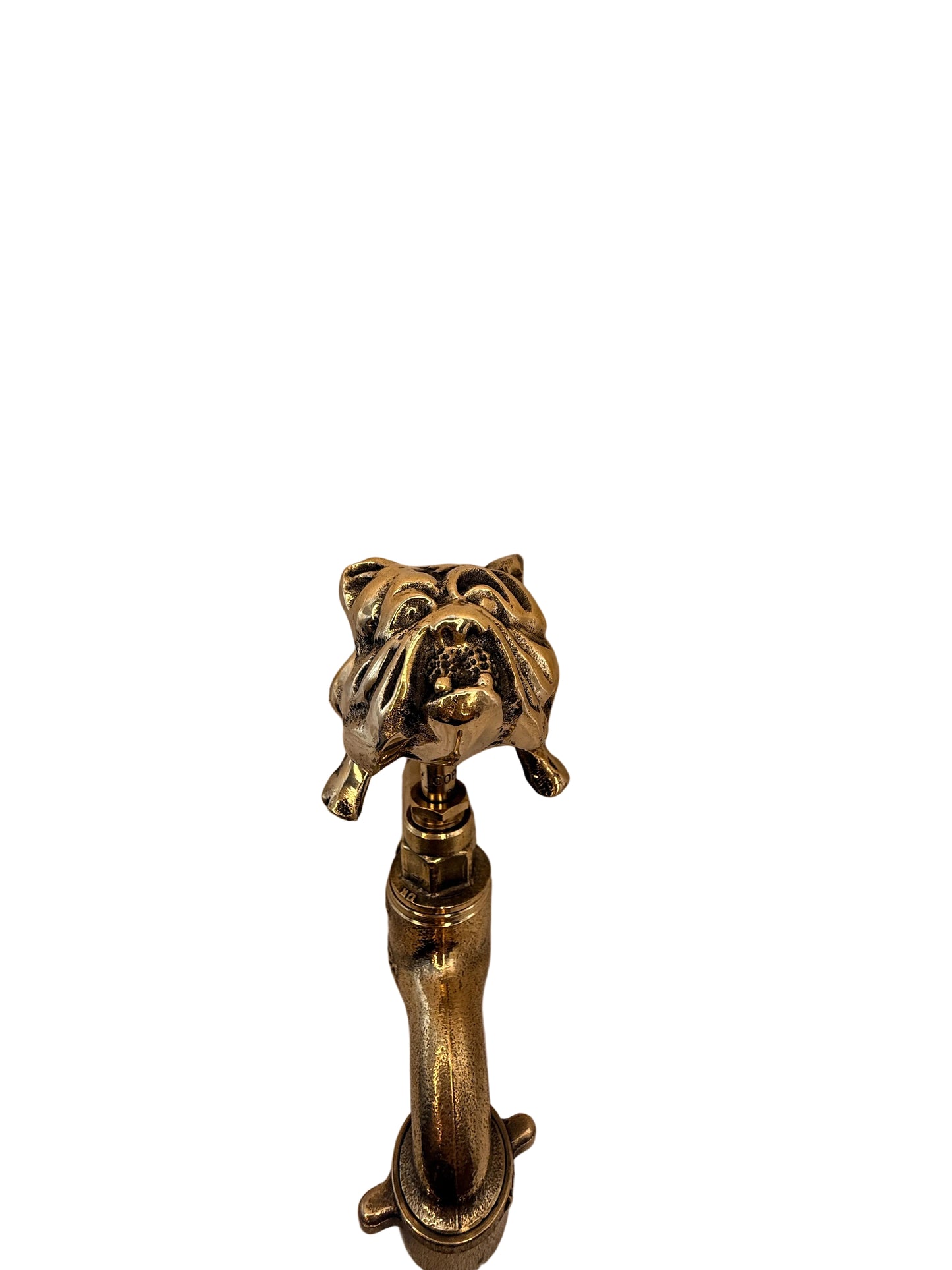 Vintage Solid Brass Garden Hose Tap with Bulldog Handle