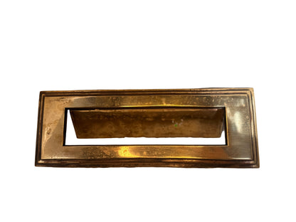 Solid Brass Traditional Rectangular Door Letter Plate