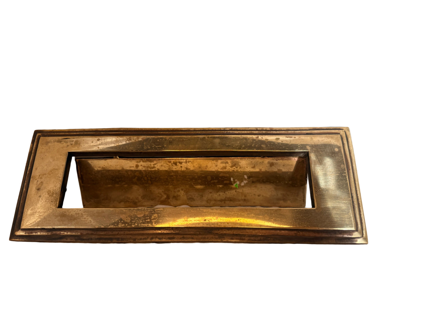 Solid Brass Traditional Rectangular Door Letter Plate