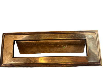 Solid Brass Traditional Rectangular Door Letter Plate