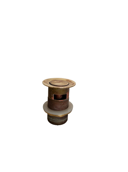 Solid Brass Basin Grating (Clicker, Unslotted)