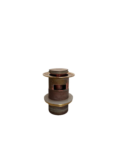 Solid Brass Basin Grating (Clicker, Unslotted)