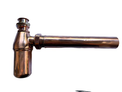 Solid Copper Bottle Trap