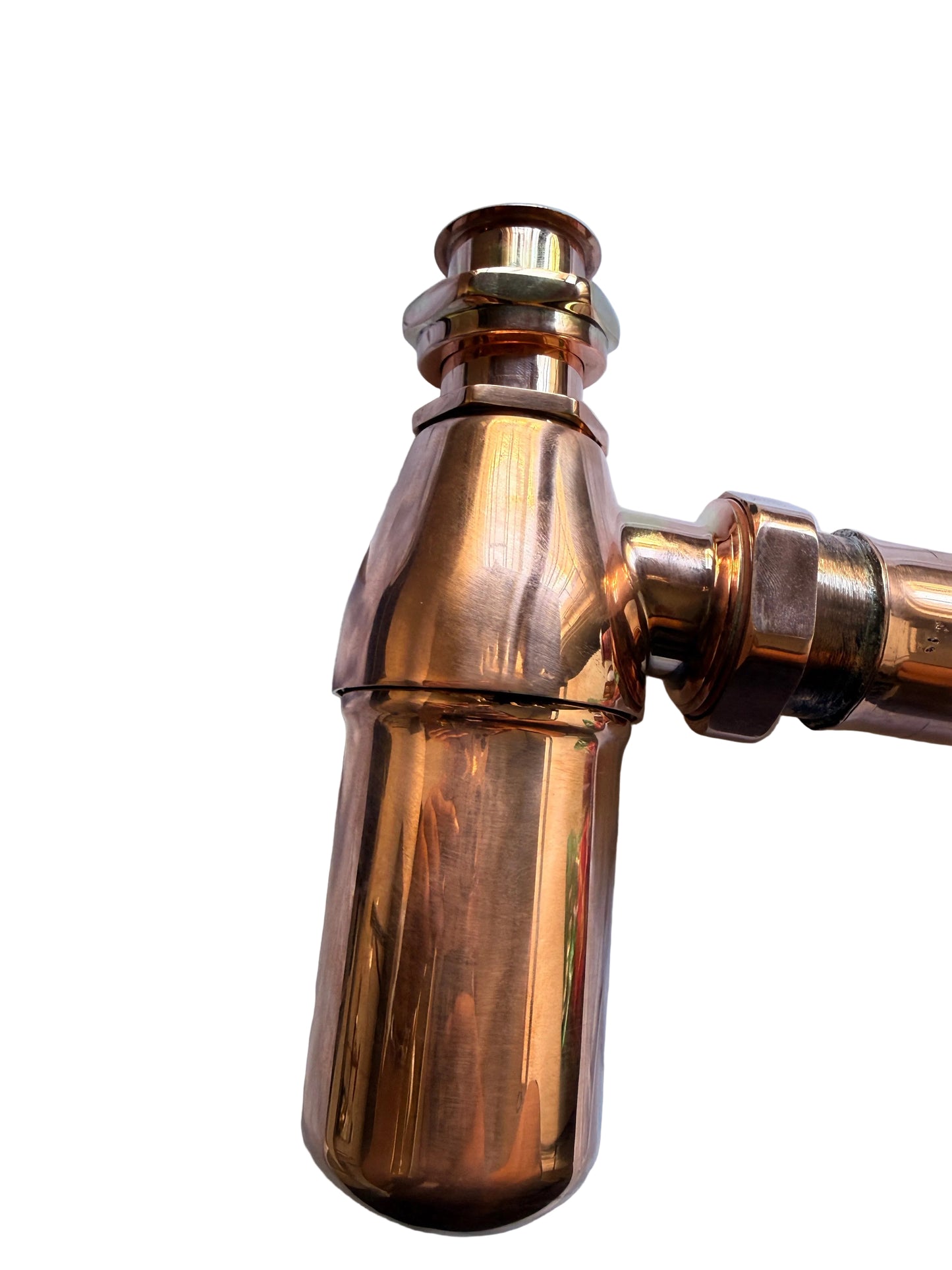 Solid Copper Bottle Trap