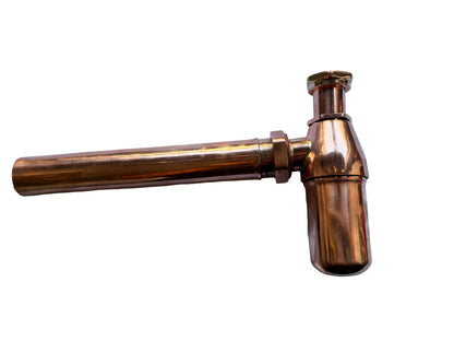 Solid Copper Bottle Trap
