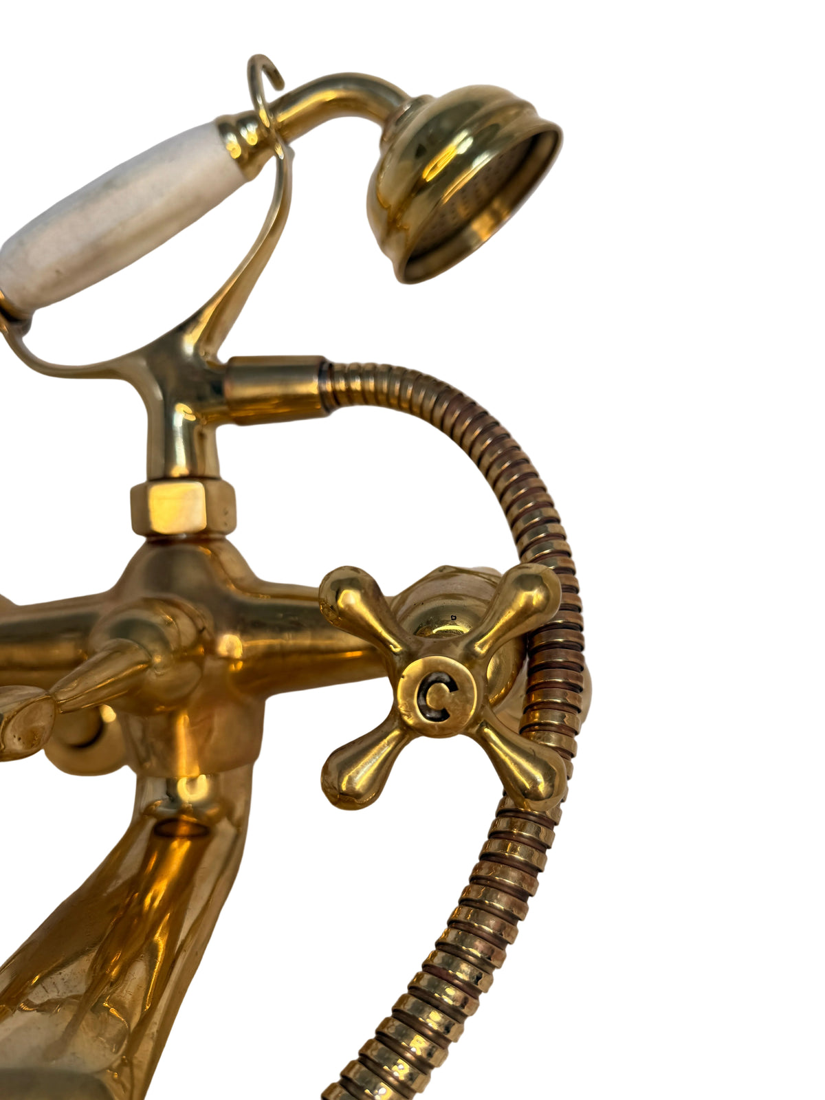 Solid Brass Wall Mounted Bath Mixer